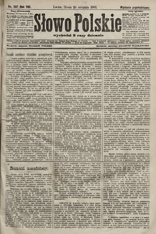 Słowo Polskie (wydanie popołudniowe). 1903, nr 397