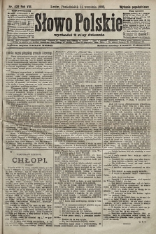 Słowo Polskie (wydanie popołudniowe). 1903, nr 428