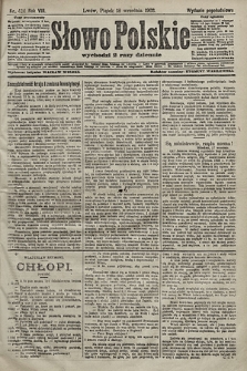 Słowo Polskie (wydanie popołudniowe). 1903, nr 436