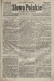 Słowo Polskie (wydanie poranne). 1903, nr 512