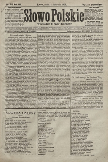 Słowo Polskie (wydanie popołudniowe). 1903, nr 515