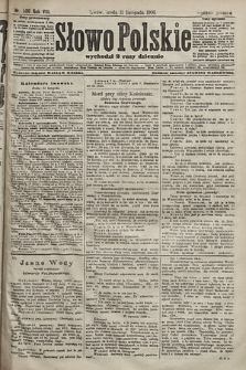 Słowo Polskie (wydanie poranne). 1903, nr 526