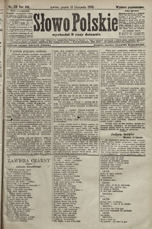 Słowo Polskie (wydanie popołudniowe). 1903, nr 531