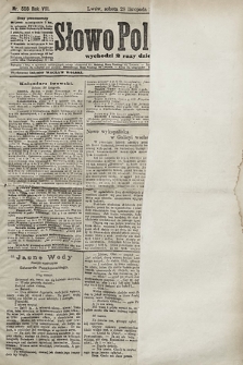 Słowo Polskie (wydanie poranne). 1903, nr 556