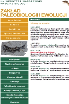 Zakład Paleobiologii i Ewolucji