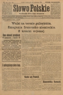Słowo Polskie (wydanie popołudniowe). 1914, nr 436