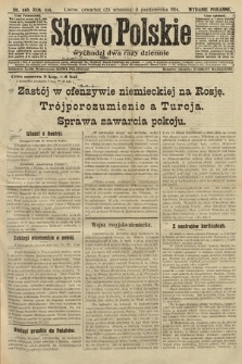 Słowo Polskie (wydanie poranne). 1914, nr 449