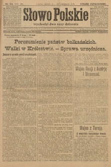 Słowo Polskie (wydanie popołudniowe). 1914, nr 536
