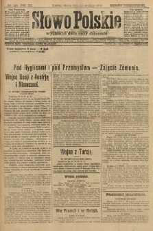 Słowo Polskie (wydanie popołudniowe). 1914, nr 579