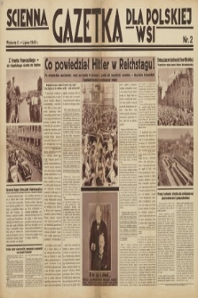 Gazetka Ścienna dla Polskiej Wsi. 1940, nr 2