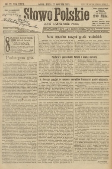 Słowo Polskie. 1922, nr 77