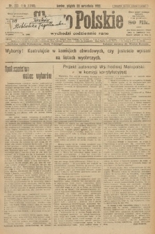 Słowo Polskie. 1922, nr 215