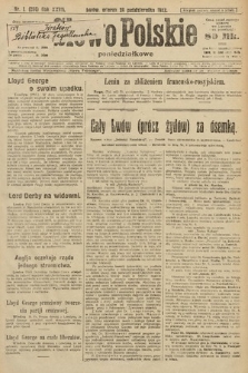 Słowo Polskie (poniedziałkowe). 1922, nr 1 (244)