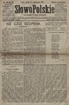 Słowo Polskie (wydanie popołudniowe). 1910, nr 491