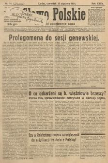 Słowo Polskie. 1931, nr 14
