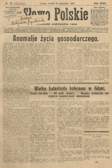 Słowo Polskie. 1931, nr 20