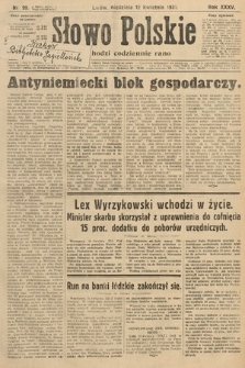 Słowo Polskie. 1931, nr 99