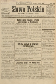 Słowo Polskie. 1931, nr 343