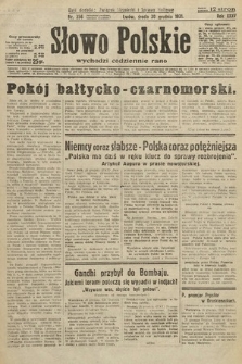 Słowo Polskie. 1931, nr 356