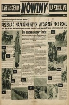 Nowiny : gazeta ścienna dla polskiej wsi. 1943, nr 53