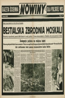 Nowiny : gazeta ścienna dla polskiej wsi. 1943, nr 59