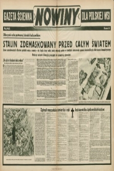 Nowiny : gazeta ścienna dla polskiej wsi. 1943, nr 60