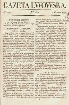 Gazeta Lwowska. 1830, nr 63