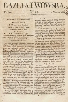 Gazeta Lwowska. 1830, nr 65