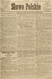 Słowo Polskie (wydanie poranne). 1897, nr 291