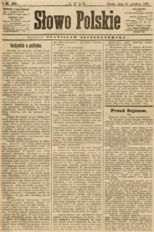 Słowo Polskie (wydanie popołudniowe). 1897, nr 293