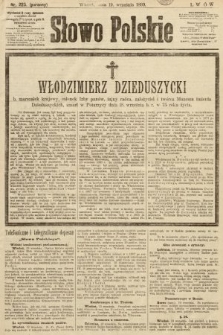 Słowo Polskie (wydanie poranne). 1899, nr 223