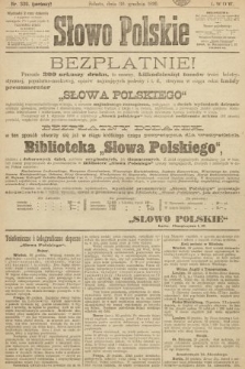 Słowo Polskie (wydanie poranne). 1899, nr 309