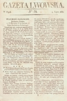 Gazeta Lwowska. 1830, nr 78