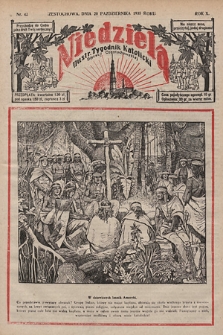 Niedziela : ilustrowany tygodnik katolicki Diecezji Częstochowskiej. 1935, nr 42