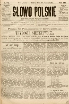 Słowo Polskie. 1896, nr 242