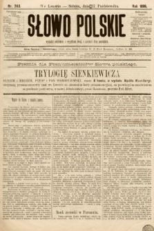 Słowo Polskie. 1896, nr 243