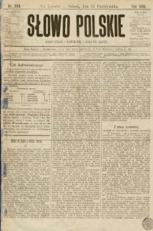 Słowo Polskie. 1896, nr 249