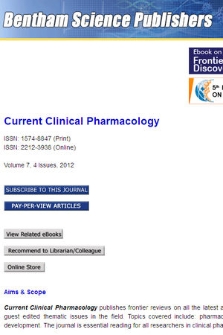 Current Clinical Pharmacology