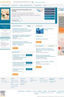 Journal of food composition and analysis : an international journal