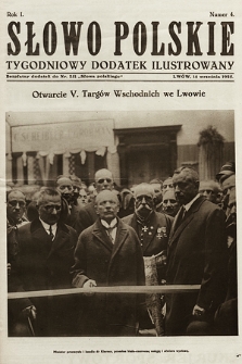 Słowo Polskie : tygodniowy dodatek ilustrowany. 1925, nr 4