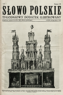 Słowo Polskie : tygodniowy dodatek ilustrowany. 1925, nr 19