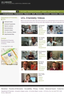 UCL chemistry videos