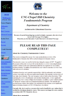 UNC-Chapel Hill Chemistry Fundamentals Program