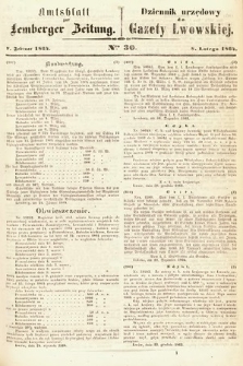 Amtsblatt zur Lemberger Zeitung = Dziennik Urzędowy do Gazety Lwowskiej. 1864, nr 30