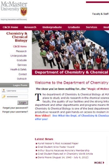 Department of Chemistry & Chemical Biology