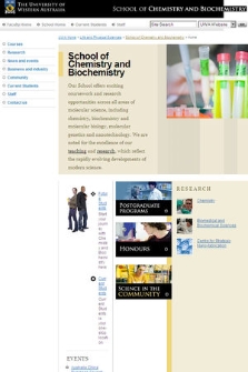 The University of Western Australia : School of Biomedical, Biomolecular and Chemical Sciences