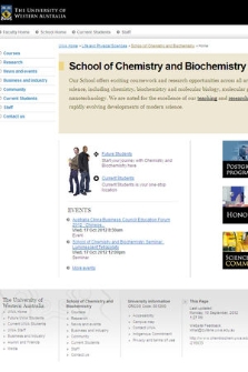 School of Biomedical, Biomolecular and Chemical Sciences