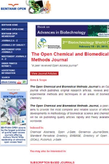 Open Chemical and Biomedical Methods Journal