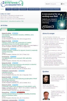 Journal of Systems Chemistry