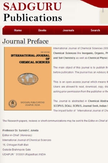International Journal of Chemical Sciences